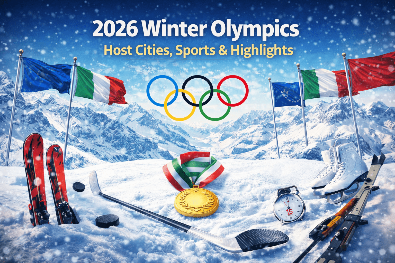 Discover everything about the 2026 Winter Olympics, including host cities, participating countries, sports, schedule, innovations, and global impact.