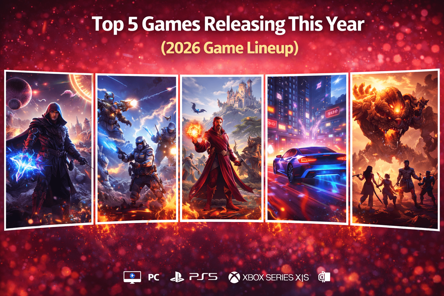 Discover the top 5 most anticipated games releasing in 2026. Learn about gameplay features, platforms, story highlights, and why these titles are generating excitement.