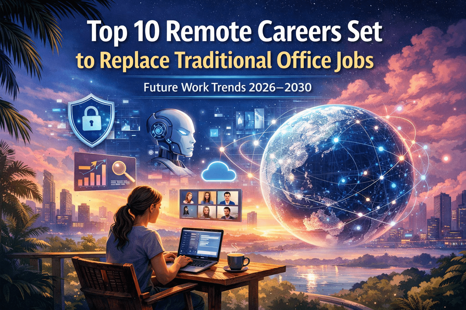 Top 10 Remote Careers Set to Replace Traditional Office Jobs (Future Work Trends 2026–2030)