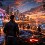 GTA 6 Vice City open world with AI-powered NPCs and next-gen PS5 Pro graphics in 2026