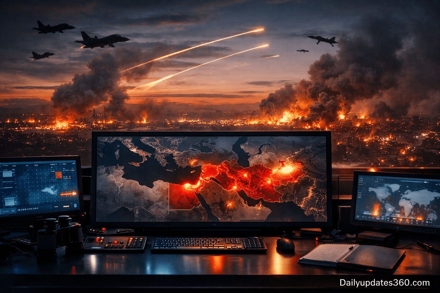 US–Israel–Iran War 2026: Causes, and Global Impact. www.dailyupdates360.com