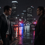 Isaiah Stiles and Coltrane Wilder in a tense face-off in Nemesis Season 2 on Netflix. www.dailyupdates360.com